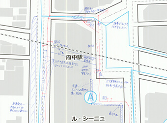 現地調査結果のGISデータ化1